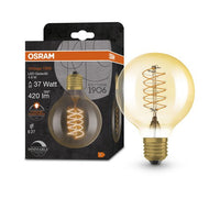 OSRAM Vintage 1906 LED-Lampe, Gold-Tönung, 4,8W, 420lm , Warmweiß , E27