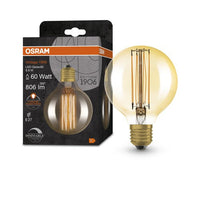 Lampe LED OSRAM Vintage 1906, teinte dorée, 8,8W, 806lm