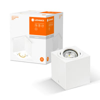 LEDVANCE Spot Surface Square Deckenaufbauspot 80x80mm,, weiß, GU10