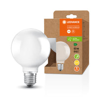 Lampe LED classe d'efficacité énergétique A Filament Classic Globe Mat, 4W/3000K, E27