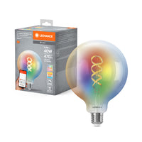 Ampoule LED Globe Filament LEDVANCE SMART+Wifi RGBTW E27 4,8 W 470 lm, 2700…6500 K, RGBTW