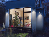 OSRAM ENDURA Classic Cube Außen-Wandleuchte, schwarz GU10