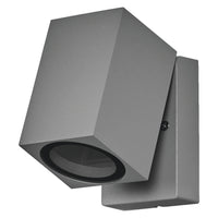 OSRAM ENDURA Classic Cube Außen-Wandleuchte, silber, GU10