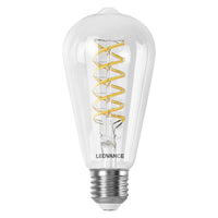 LEDVANCE SMART+ Wifi Filament Edison LED Lampe E27 8W 806 lm, 2700…6500 K, Tunable White