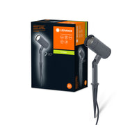 LEDVANCE ENDURA Lampe sur piquet d'extérieur pour jardin, noir, GU10