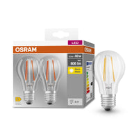 OSRAM BASE CL A FIL 60 Lampe LED, 6,5W, 806lm, Blanc chaud, E27
