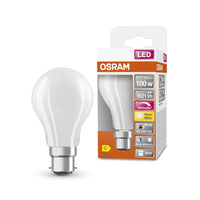Lampe LED OSRAM LED SUPERSTAR PLUS CLASSIC A FILAMENT 11W 927 Frosted B22d, 1521 lm, 2700 K, blanc chaud