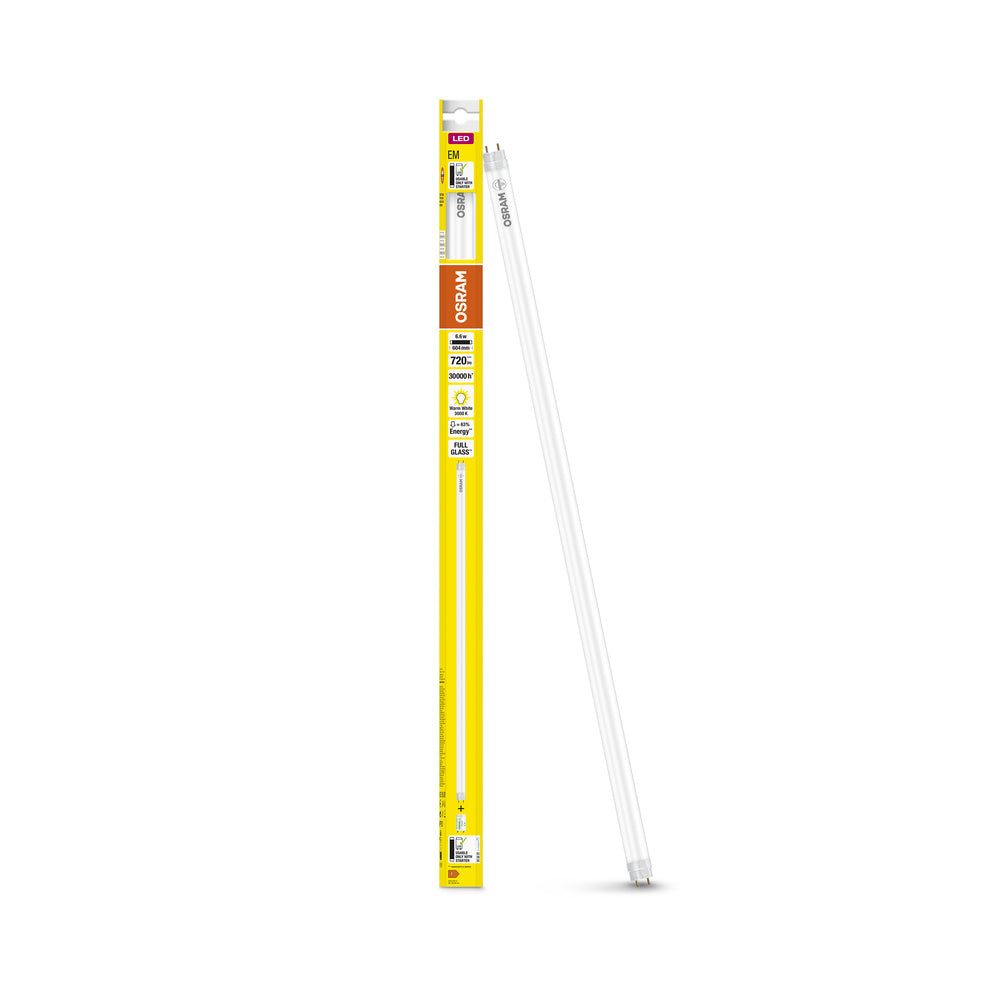 OSRAM LED tube TUBE T8 EM 60cm 6.6W 830, 720 lm, 3000 K, blanc chaud