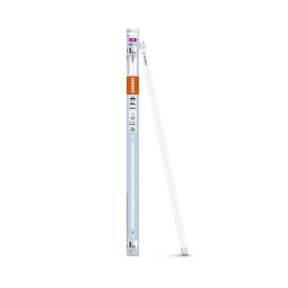 Tube LED OSRAM TUBE T8 EM 600 mm 6,6 W 840, 800 lm, 4000 K, blanc froid