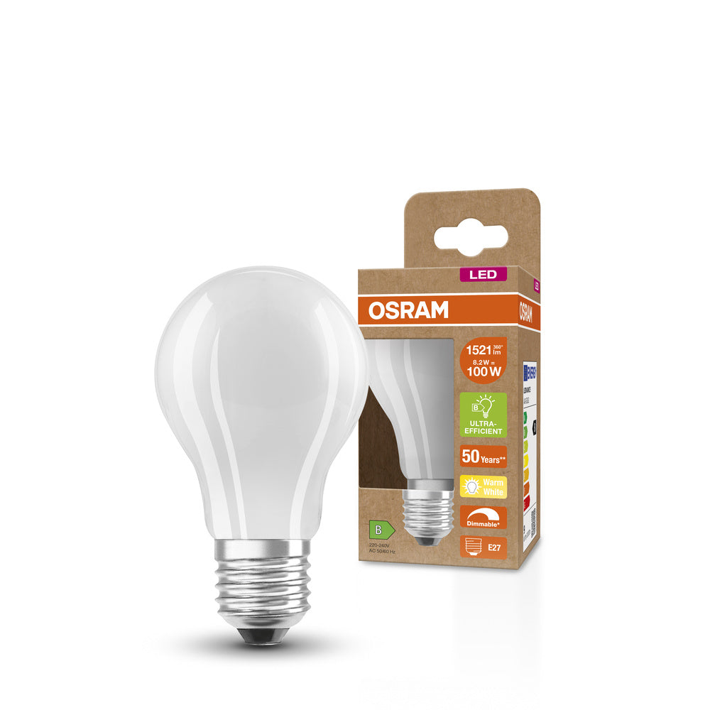 OSRAM SUPERSTAR+ CLASSIC A GLFR 100 Lampe, 8,2W, 1521lm, E27