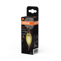 Lampe LED OSRAM VINTAGE 1906® LED CLASSIC B 2,5 W 824 Gold E14 forme BA, 220 lm, 2400 K, lumière chaude et confortable