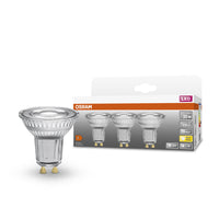 Lampe à réflecteur LED OSRAM LED STAR PAR16 2,6 W 827 GU10, 230 lm, 2700 K, blanc chaud, lot de 3