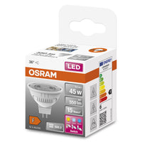 OSRAM LED SPOT MR16 45 avec trois couleurs de lumière, 5,6W, 550lm GU5.3
