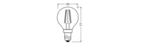 OSRAM SUPERSTAR+ CLASSIC P FIL 25 Lampe LED, 2,2W, 300lm, E14