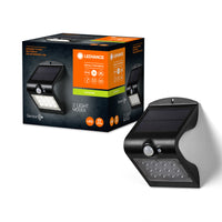 LEDVANCE ENDURA Projecteur solaire à détecteur, noir, 1,5W, 200lm