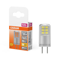 Lampe LED OSRAM à culot à broches PIN 12 V 2,2 W 827 Clear GY6.35, 300 lm, 2700 K, blanc chaud