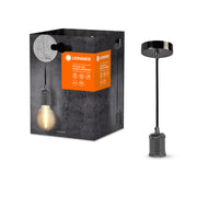 LEDVANCE Vintage 1906® Pendelleuchte BOBBIN E27, gun metal