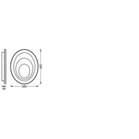 LEDVANCE ORBIS SPIRAL OVAL Deckenleuchte, weiß, 37W, 4000lm