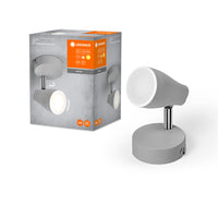 LEDVANCE LED SPOT PEAR Deckenanbau-Spot, gr, 4,3W, 840lm