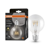 OSRAM Vintage 1906® Classic Globe95 Lampe, 4,8W, 470lm, E27