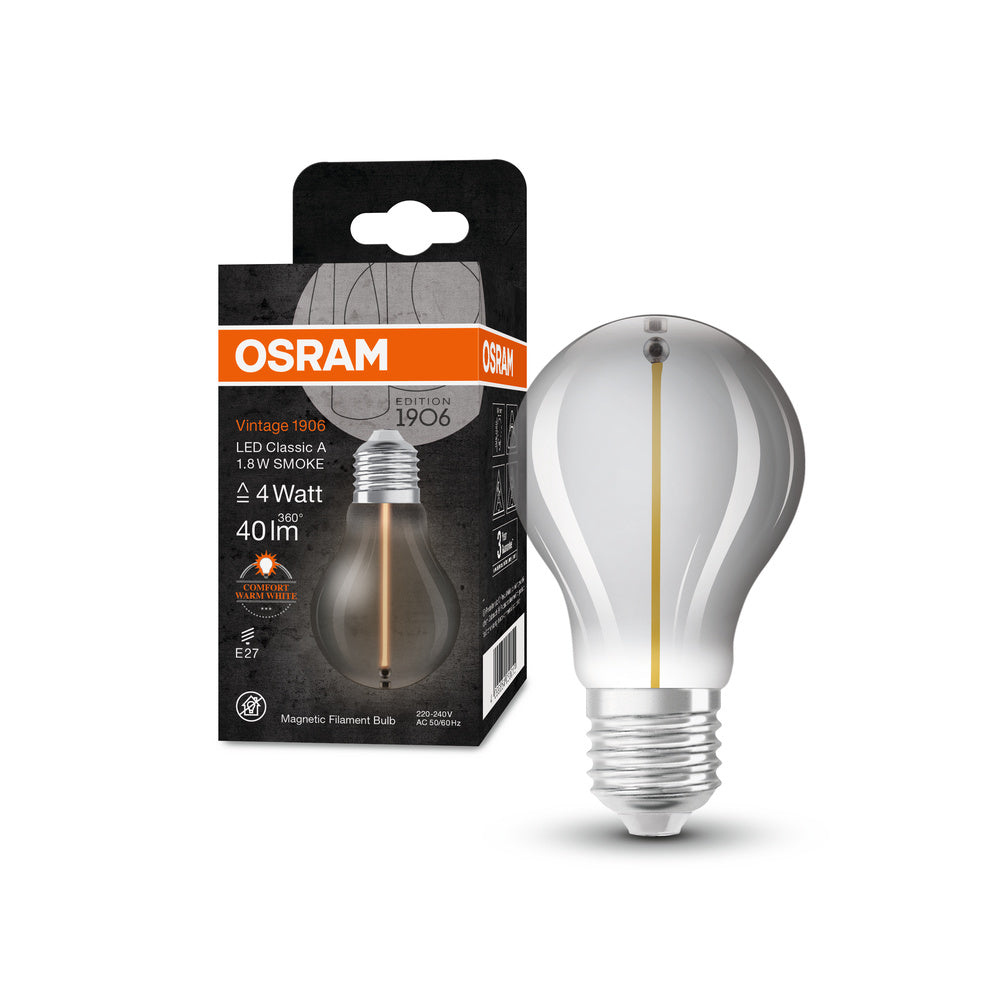 OSRAM Vintage 1906® Classic A LED-Lampe, 1,8W, 40lm, E27