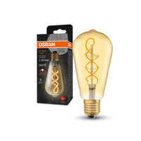 OSRAM Vintage 1906® Classique Edison LED-Lampe, 4W, 300lm, E27, Blanc chaud