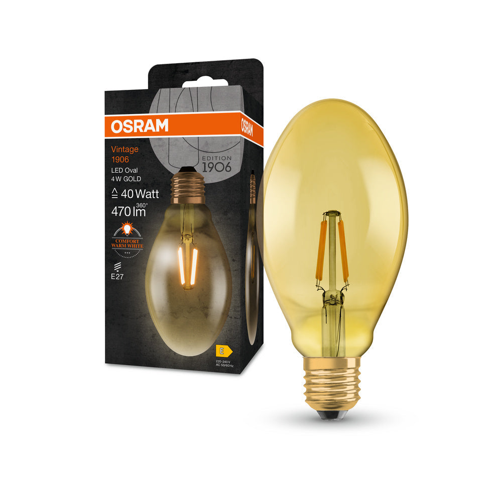 OSRAM Vintage 1906® Classic Oval Lampe, 4W, 470lmm, E27