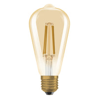 Lampe LED OSRAM VINTAGE 1906® LED CLASSIC EDISON DIM 7,2W 824 Gold E27, 806 lm, 2400 K, Blanc chaud confort