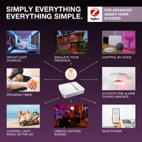 OSRAM SMART+ ZigBee Classique LED Lampe DIM 4.9W 220V FR E14, 470 lm, 2700 K, Blanc chaud