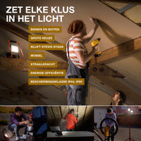 OSRAM LAMPES DE TRAVAIL BATTERIE R-STAND Akku USB LED Projecteur de chantier 30W / 4000K