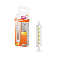 Lampe LED OSRAM LED SLIM LINE R7S 12W 827 Clear R7s, 1521 lm, 2700 K, blanc chaud