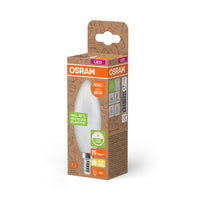 OSRAM LED Star Classic B 60 lampe Recycled Plastic 7.5W blanc chaud Frosted E14