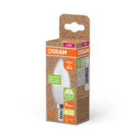 OSRAM LED Star Classic B 40 lampe Recycled Plastic 4.9W blanc chaud Frosted E14