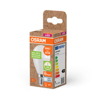 OSRAM LED Star Classic P 60 lampe Recycled Plastic 7.5W blanc froid Frosted E14