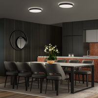 OSRAM ORBIS LONDON Plafonnier, noir, 24W, 2700lm