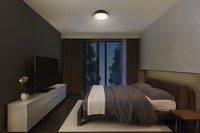 OSRAM ORBIS MADRID Plafonnier 290mm, noir, E27