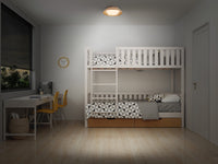 OSRAM ORBIS MILAN Plafonnier 305mm, couleur bois, 2xE27