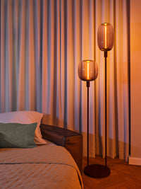OSRAM Bâton Décor Sol Gris Foncé Lampadaire 146cm 2x E27