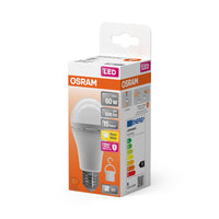 OSRAM LED Classic A 60 Ampoule de camping / éclairage de secours avec batterie rechargeable intégrée (ex 60W) 8W blanc chaud E27
