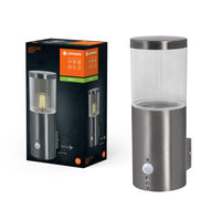 LEDVANCE ENDURA CLASSIC EBRO APPLIQUE MURALE AVEC CAPTEUR, Acier