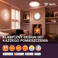 OSRAM SMART+ panneau lumineux WiFi, blanc, 19W, 1790lm, 235mm