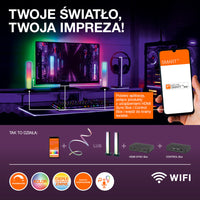 OSRAM Wifi SMART+ CORNER MAGIC lampe de table, RVB, 77lm, 7.5W, télécommande, noir