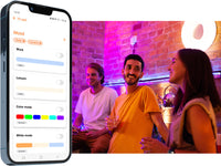 OSRAM Matter SMART+ LED Lampe CLASSIC B, RGB, Frost-Optik, 4,9W, 470lm, E14