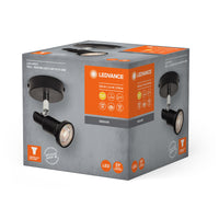 LEDVANCE SPOT LED GU10 1 x 3,4W, 230lm, noir