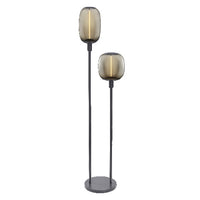 Lampe sur pied LEDVANCE DECOR STICK FLOOR, 2 E27, gris foncé