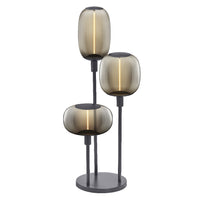 OSRAM Bâton Décor Sol Gris Foncé Lampe sur Pied 78cm 3x E27