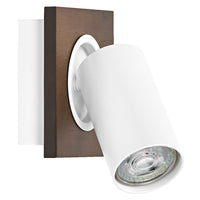OSRAM DECOR SPOT MERCURY Deckenleuchte, 1 x 3,4W, Holzoptik, weiß