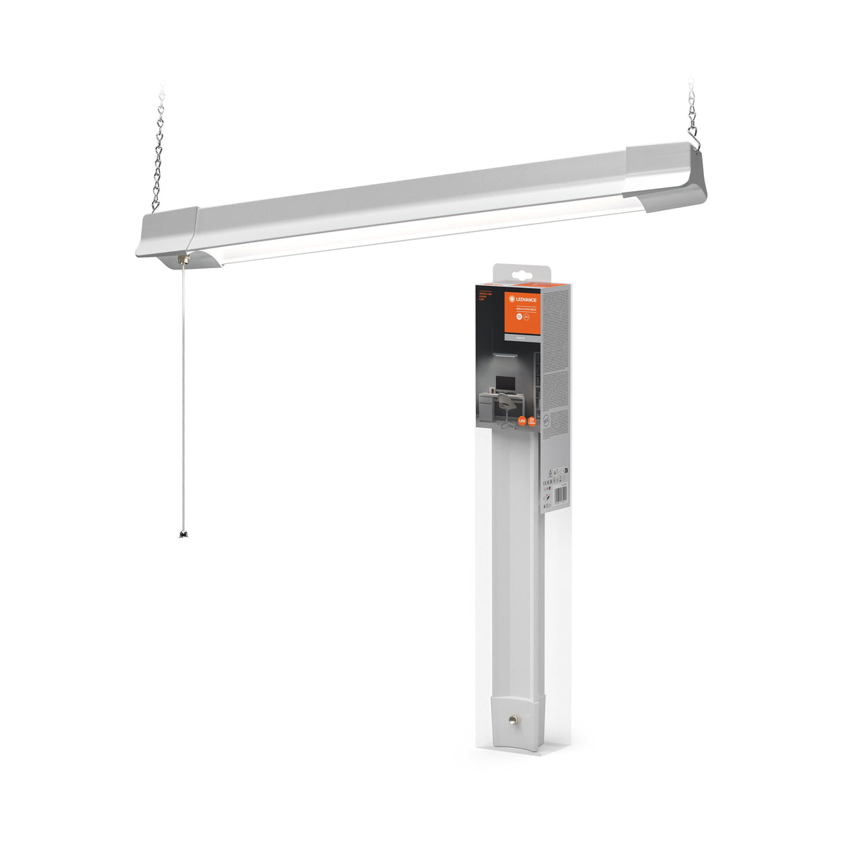 Luminaire de bureau LEDVANCE Office Line Curve, 24W, 2700lm