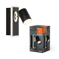 LEDVANCE SPOT DÉCOR MARS Applique murale, 16,5W, 540lm, noir