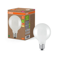 OSRAM LED Superstar Classic Globe Lampe Frosted, 3.8W, 806lm , Warmweiß , E27